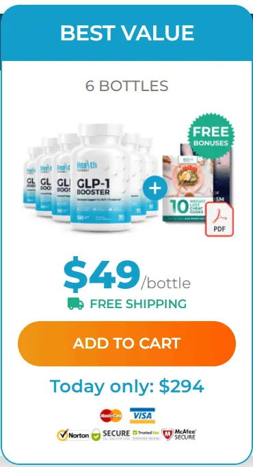 Order GLP-1 Booster 6 Bottles